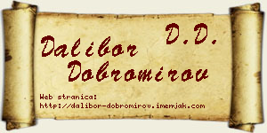 Dalibor Dobromirov vizit kartica